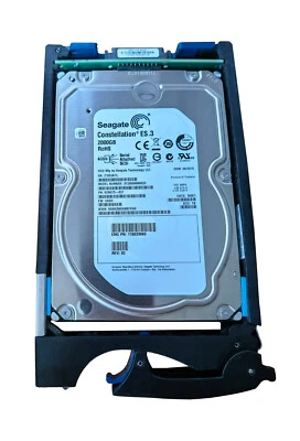 EMC 005050554 2TB 7.2K SAS 3.5" 6G HDD V3-VS07-020 - Image 1 of 4