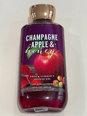 Bath & Body Works Champagne Apple & Honey Shea & Vitamin E Shower Gel 10 oz - Image 1 of 3