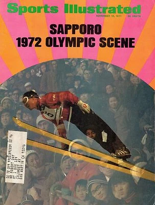 1971 11/15 Sports Illustrated magazine Olympics Sapporo Kareem Jabbar Bucks Gd - Image 1 of 3