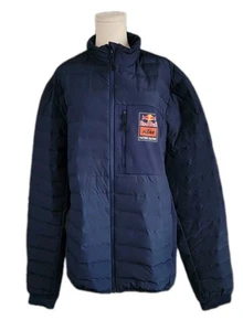 Chaqueta acolchada Red Bull KTM Racing Team para hombre 4XL azul cremallera completa emitida por el equipo - Imagen 1 de 4