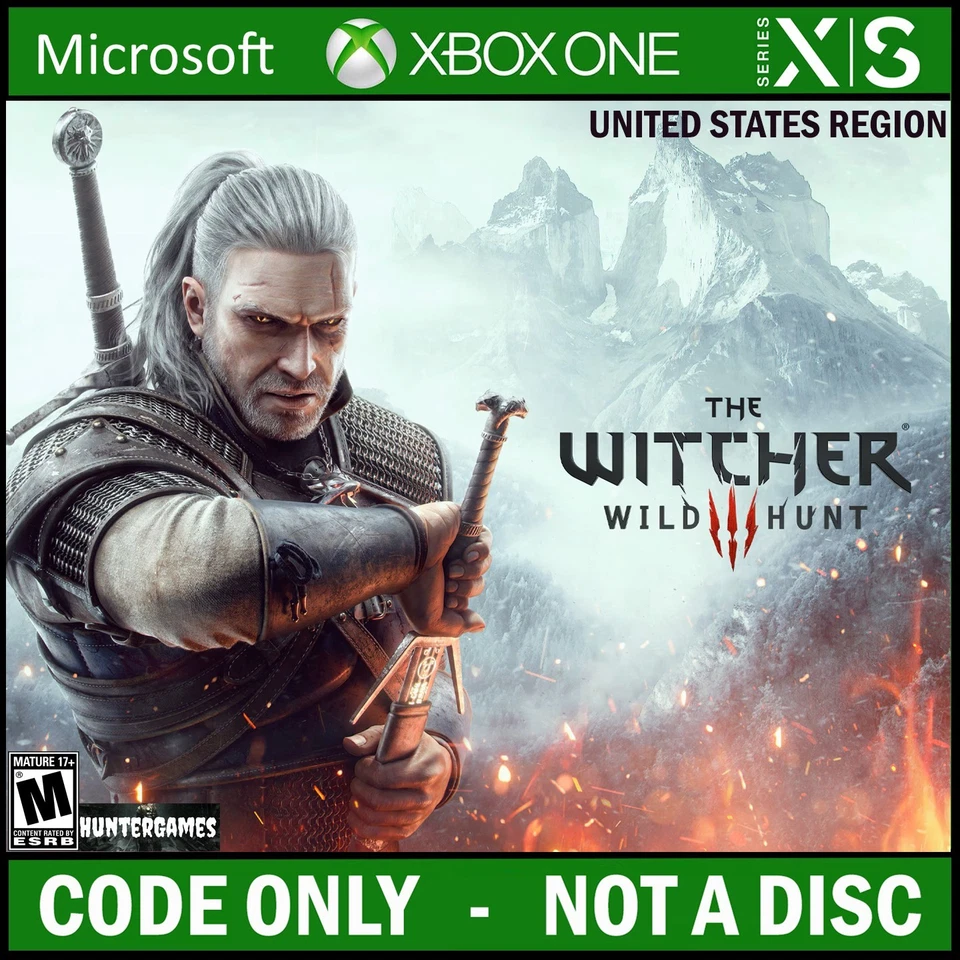 The Witcher 3: Wild Hunt Xbox One, Series X|S KEY 🔑 USA ☑ Keine Disc - Bild 1 von 4