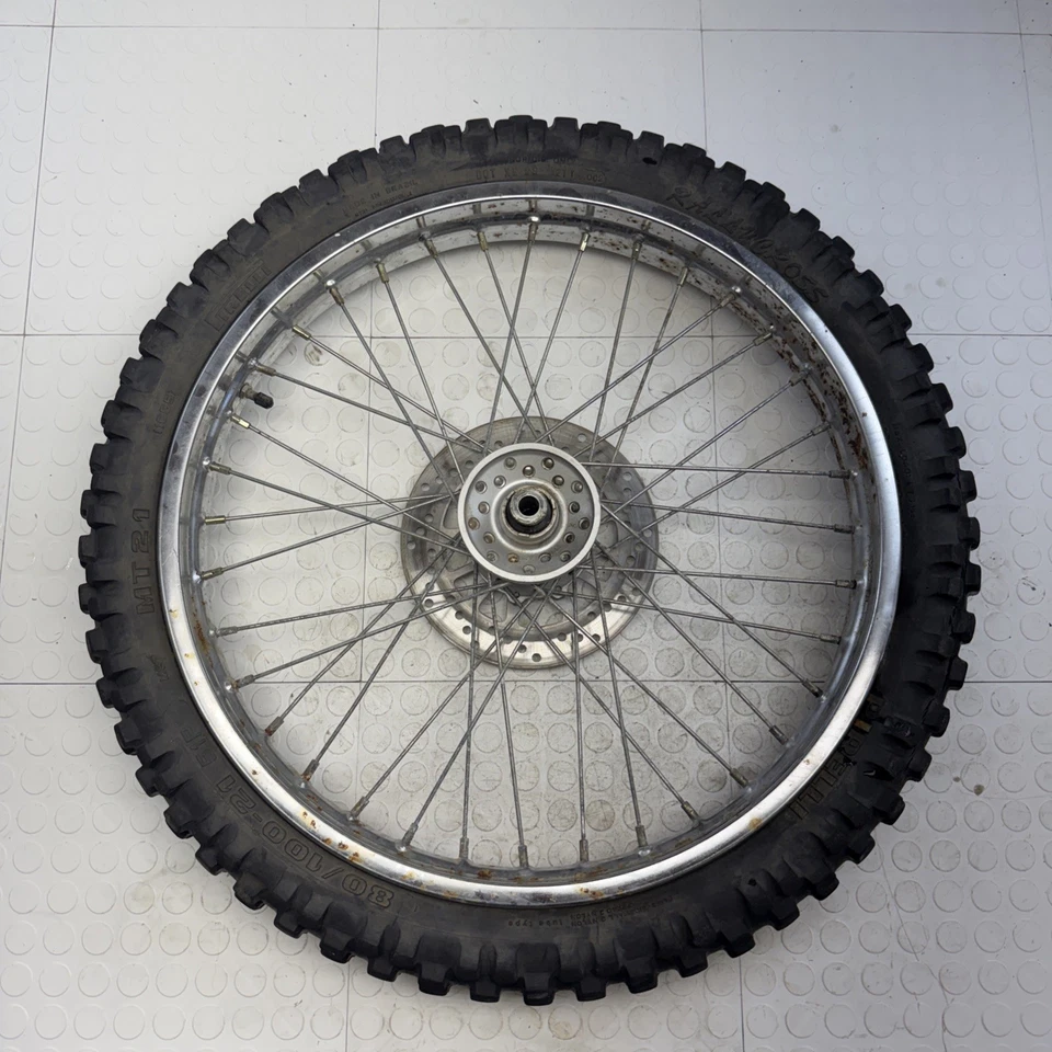 Llanta delantera Yamaha TTR225 TTR 225 buje radios neumático llanta recta Foto 1 de 4