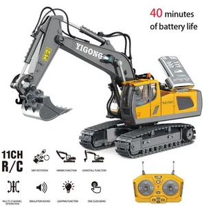 RC Car 1:20 RC Excavator 2.4G Remote Control Engineering Vehicle Crawler - Picture 1 of 21