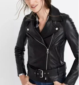 Madewell the Ultimate Leather Jacket - Real Leather; Women’s Small - Picture 1 of 5