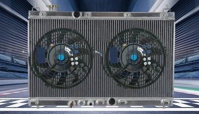 适用于本田 Fit City 1.5L l4 2015 - 2019 2016 2017 2018 铝散热器 + 风扇 AT — 第 1/4 张图片