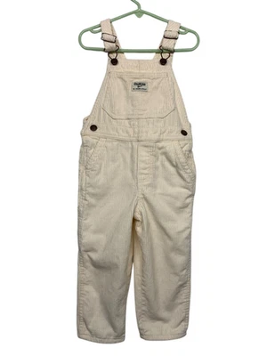 OshKosh B'Gosh 男女皆宜 学步儿童 尺寸 3T 奶油 灯芯绒 保温出价工作服 暖色 — 第 1/4 张图片