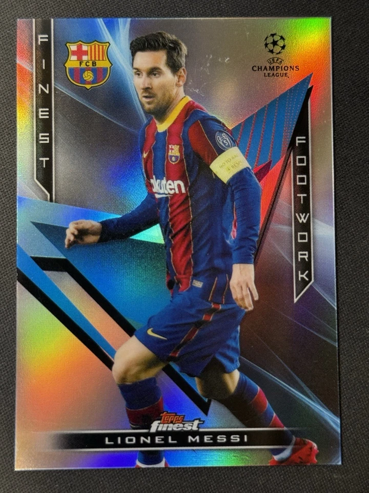 2021 Topps Finest Lionel Messi Footwork  FC Barcelona #FF-1 - Image 1 of 1