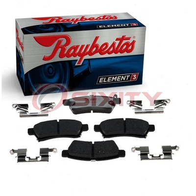 Juego de pastillas de freno de disco trasero Raybestos Element3 para Nissan Xterra gd 2005-2015 Foto 1 de 4