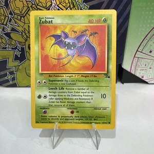 Pokémon TCG Zubat Fossil 57 RegularCommon - Picture 1 of 10