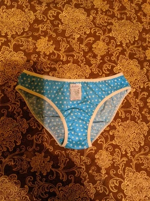 复古芭蕾棉混纺比基尼内裤 S/M 码 — 第 1/4 张图片