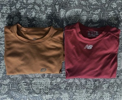 Lote de 2 Camisas Deportivas New Balance Road Runner Para Hombre Manga Larga para Correr Talla M Foto 1 de 4