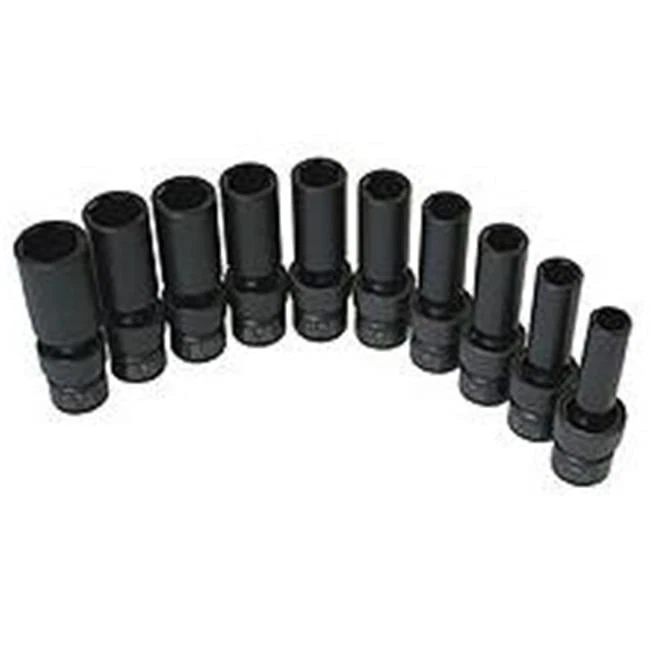 Sunex Tools 3660 10 Piece 3/8 Inch Drive Deep Swivel Socket Set 10-19mm - Image 1 of 1