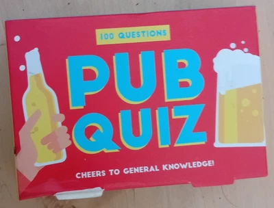 PUB QUIZ JUEGO CARTAS, 100 PREGUNTAS, Perfecto en las vacaciones Foto 1 de 4