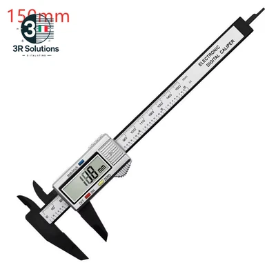 Calibro Digitale 150Mm 100Mm Corsoio Elettronico Fibra Carbonio Righello - Bild 1 von 4