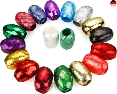 18x Kräuselband je 20 Meter - buntes Geschenkband & Ringelband Set -  - Bild 1 von 4