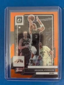 2022-23 Panini Donruss Optic Orange Prizm Keldon Johnson #186 numbered 098/199 - Picture 1 of 2