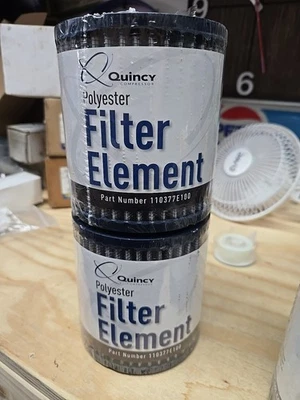 2 PACK - Genuine QUINCY 110377E100, SOLBERG 19, Washable POLYESTER AIR FILTER - Image 1 of 4