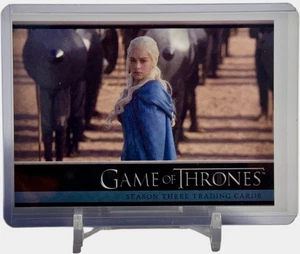 Tarjeta Promocional Juego de Tronos Temporada Tercera #P1 - Daenerys Targaryen Emilia Clarke - Imagen 1 de 4