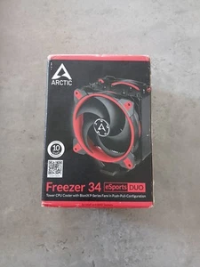 Arctic ACFRE00060A Freezer 34 eSPORTS Duo Edition Tower CPU Cooler - Red - Picture 1 of 6