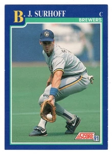 B.J. Surhoff - Milwaukee Brewers (MLB) 1991 Score Baseball # 477 - Mint - Picture 1 of 1