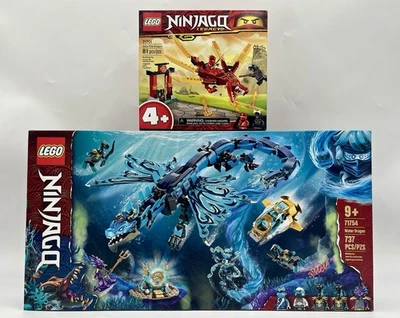 LEGO Ninjago duo - 71754 Water Dragon & 71701 Kai’s Fire Dragon (stained box) - Image 1 of 4
