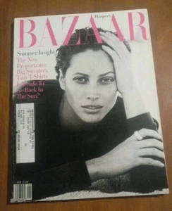 Harper's BAZAAR Magazine May 1993 Christy Turlington Summer Insight #3377 - Picture 1 of 9