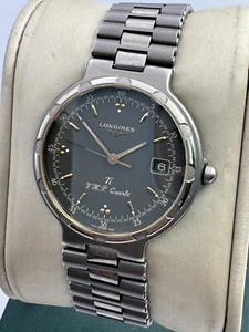 Longines Conquest Quartz Men's Watch 4020 Titan Vintage VHP  - Picture 1 of 24