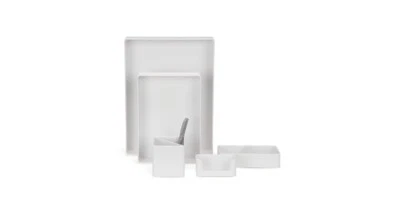 Juego organizador de escritorio blanco de 5 piezas de UPLIFT Desk STR009-WHT bandeja de papel - leer Foto 1 de 3