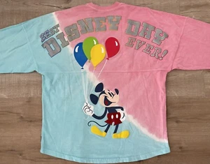Best Disney Day Ever Spirit Jersey Medium Disneyland D23 Expo Mickey Puff Paint - Picture 1 of 10
