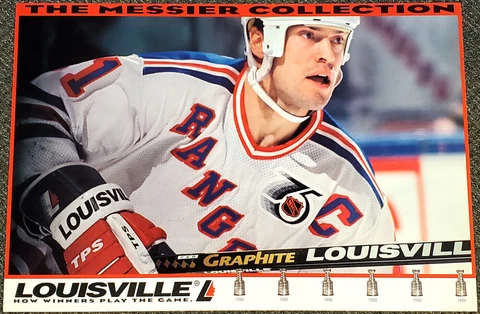 MARK MESSIER 6-TIME STANLEY CUP CHAMPION New York Rangers 1994 24x36 POSTER Cover