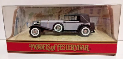 Matchbox Models of Yesteryear Y-18 Cord 1:45 Y-16 1928 Mercedes Benz SS OVP * - Bild 1 von 2