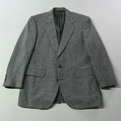 Blazer Traje Chaqueta Abrigo Deportivo Corbin 42L Azul Glenn Franela Suave Lana Franela Hombres Foto 1 de 4