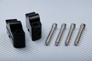 Handlebar Bar Riser Black 30mm KAWASAKI Z650 Z 650 Z-650 ER650H 2017-2019 - Picture 1 of 6