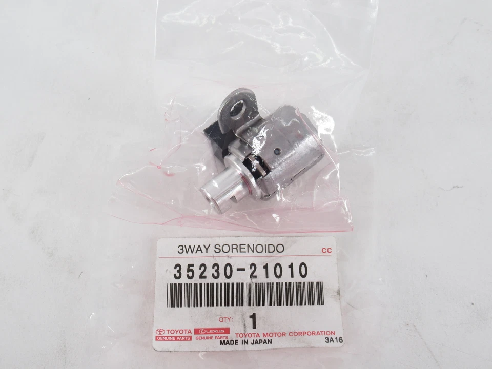 Conjunto de solenoide de transmisión genuino OEM Toyota Lexus Scion 35230-21010 3 vías no.2 Foto 1 de 1