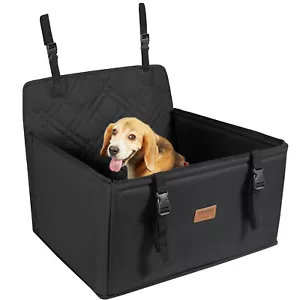VEVOR Hunde Autositz Rücksitz Rückbank Hundesitz Auto 18kg 605x605x500mm Schwarz - Bild 1 von 12