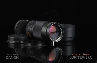 JUPITER - 37A Soviet lens Telephoto 3,5/135 Copy Sonnar Mount M42 - for CANON - Image 1 of 4