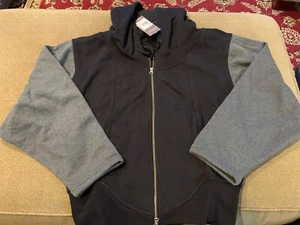 Adidas by Stella Mccartney Ess Black Zip Hoodie Size Large Pockets NWT (KM) - Picture 1 of 5