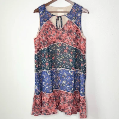 Modcloth Floral Polyester Flowy Shift Dress NWOT - Women’s US XL - Image 1 of 4