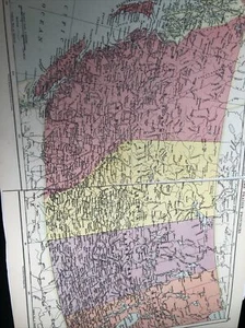Map 1935: British Columbia The Prairie Provinces Canada East And US East Central - Picture 1 of 24