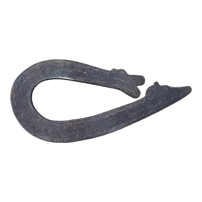 Antiguo hierro antiguo vintage de 1850 hecho a mano raro forma de dragón único atacante de incendios Foto 1 de 4