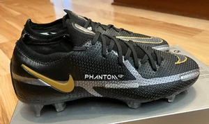 Nike Phantom GT2 Elite FG Black Metallic Grey CZ9890 007 Men's Size 4.5 Women 6 - Picture 1 of 10
