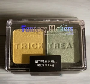 Wet n Wild FANTASY MAKERS Eye Shadow Duo Masquerade Limited Edition Yellow Green - Picture 1 of 3
