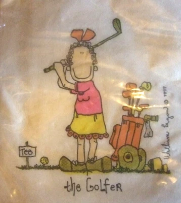 Toallas de golf Humor para invitados de Bill Eigen 1975 paquete sellado Foto 1 de 4