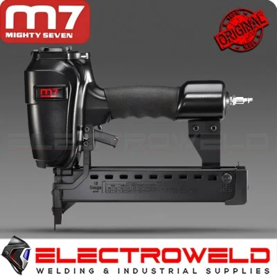 M7 Air Stapler 90 Series Staple Gun Tacker Finisher 18 Gauge Pneumatic M7-SU9040 - Image 1 of 3