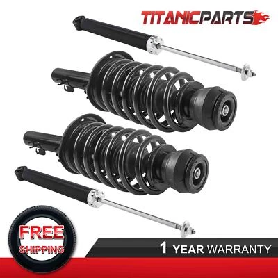 4PCS Shocks Struts Assembly For Volkswagen VW Jetta City Beetle Golf Front Rear Foto 1 de 4