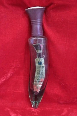 Garrafa de uísque Sikkim antiga vintage indiana antiga decorativa colecionável - Imagem 1 de 4