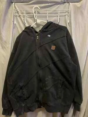 G Unit Sweater Adult Mens Extra Large Black Long Sleeve Vintage 90 50Cent Zip UP - Image 1 of 4