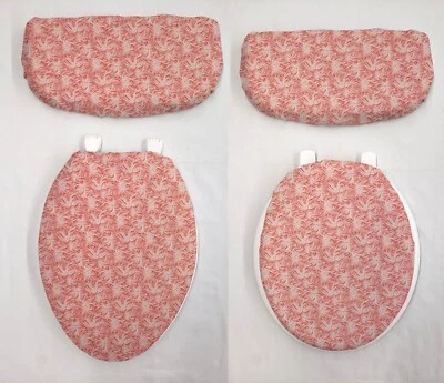 Breezy Swirl Toilet Seat Lid and Tank Cover Set (4 Colors Available) - Image 1 of 2