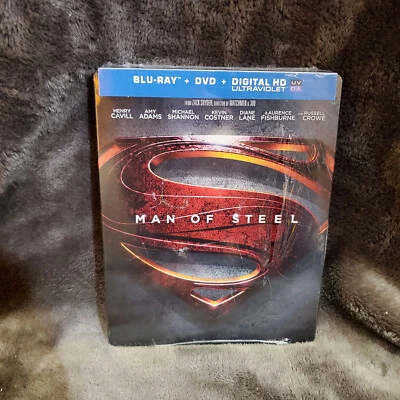 Man of Steel (Blu-Ray, DVD) Superman Steelbook - Walmart Exclusive - Image 1 of 4