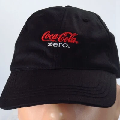 Coca-Cola Zero 2010 sombrero negro con tirantes Coca-Cola Legend Atlanta Diet Devuélvelo Foto 1 de 4